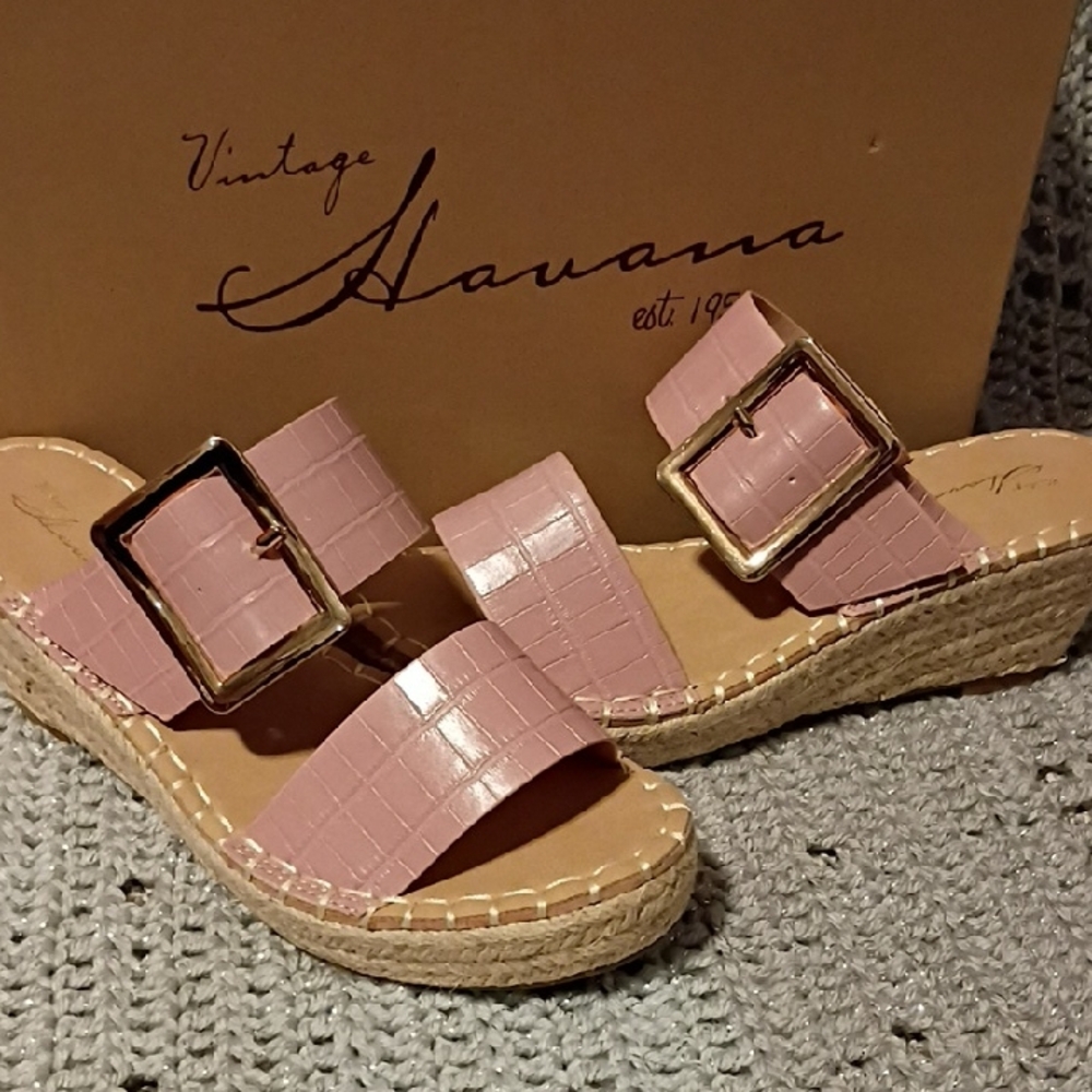 Vintage Havana Blush Espadrille Sandals